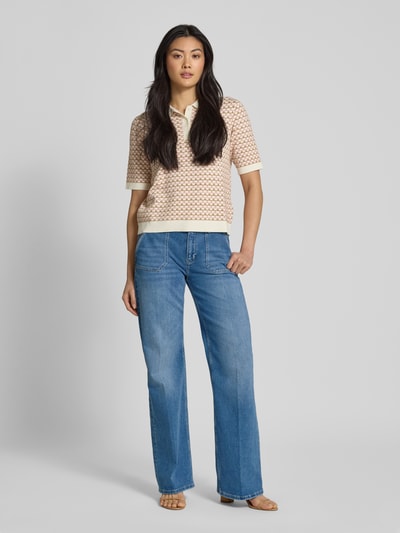 someday. Jeans mit weitem Bein und Eingrifftaschen Modell 'Carie utility' Blau 1