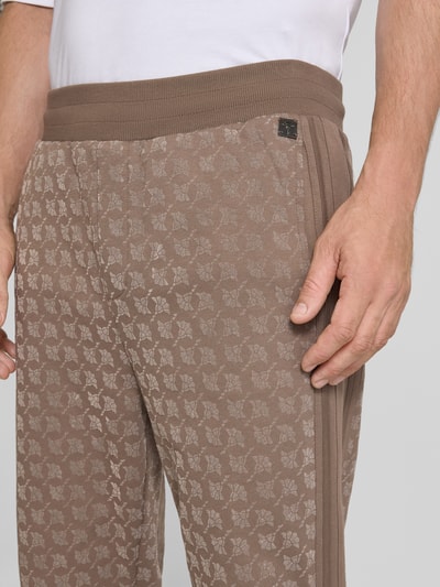 JOOP! Collection Sweatpants mit elastischem Bund und Label-Detail Modell 'Tamas' Beige 3