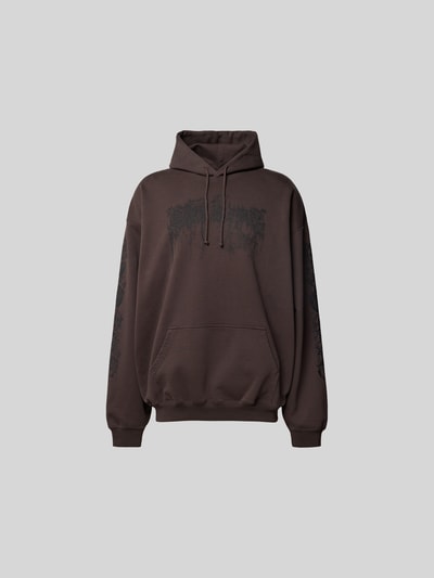VETEMENTS Oversized Hoodie mit Kapuze Mittelbraun 2