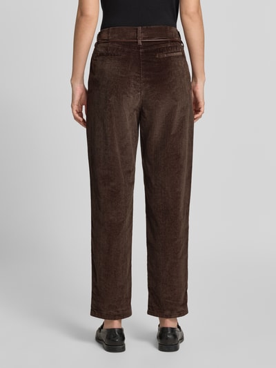 Raphaela By Brax Comfort Fit Weite Hose aus Baumwoll-Modal-Mix Modell 'Carrie' Dunkelbraun 5