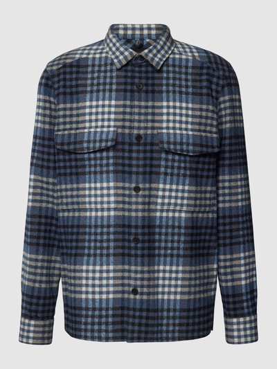 Drykorn Kurtka koszulowa o kroju regular fit ze wzorem w szkocką kratę model ‘GUNRAY’ Niebieski 2