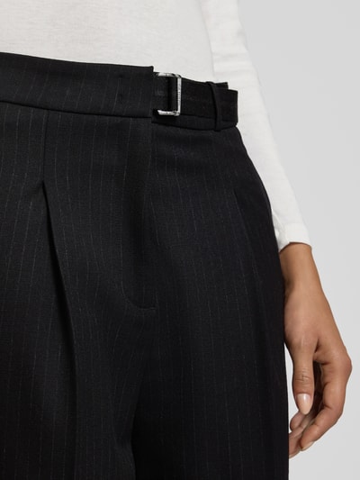 Cambio Hose mit Bügelfalten und Gürtel Modell 'ELAINE PLEAT' Marine 3