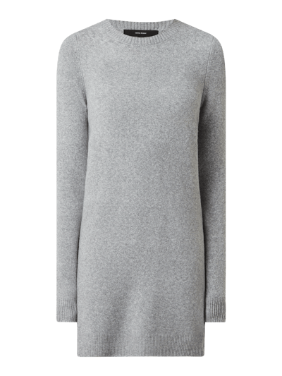 Vero Moda Strickkleid in Melange-Optik Modell 'Doffy' Hellgrau 2