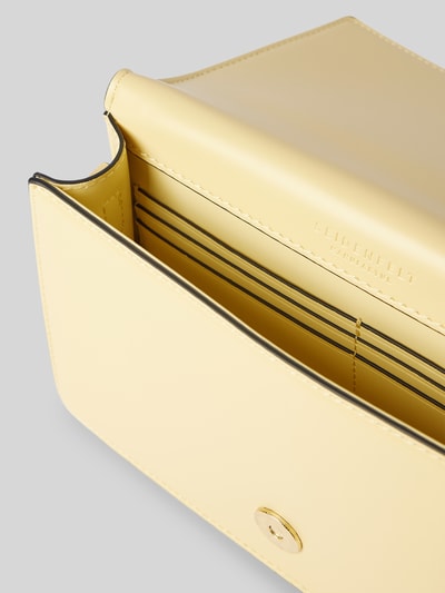 Seidenfelt Torebka z detalem z logo model ‘Birsta’ Jasnożółty 5