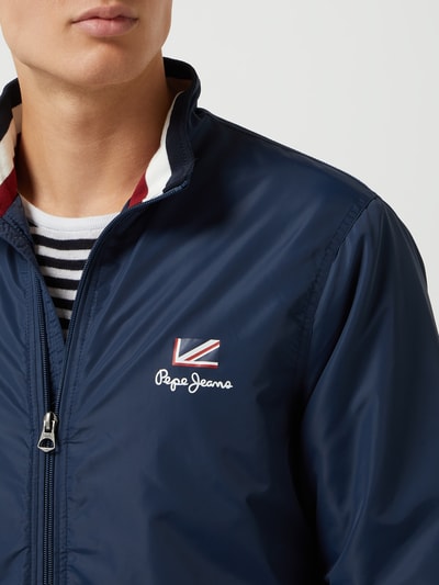 Pepe Jeans Bomber mit Reißverschlusstaschen Modell 'Theodore' Dunkelblau 3