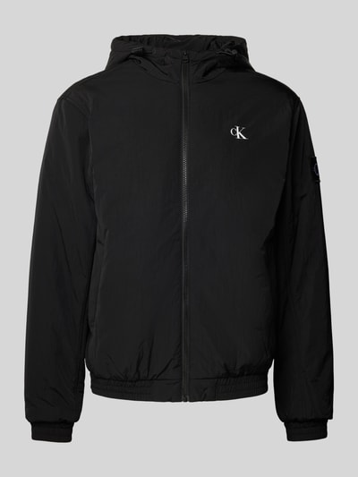 Calvin Klein Jeans Jack met logoprint, model 'HARRINGTON' Zwart - 2