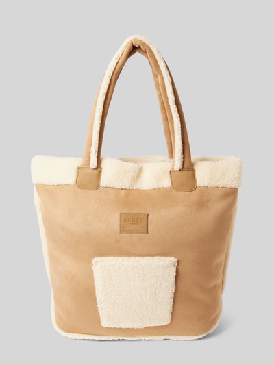 Barts Torba shopper z detalem z logo model ‘Ucko’ Piaskowy 2