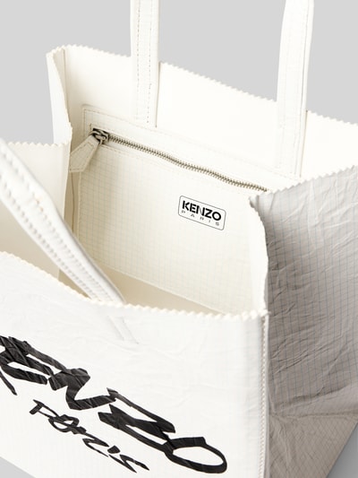 Kenzo Tote Bag mit Label-Print Weiss 5