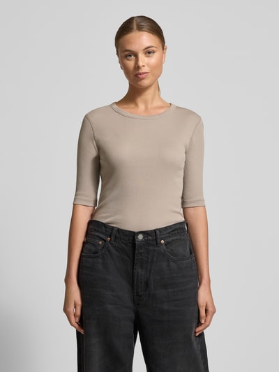 Drykorn T-Shirt mit 1/2-Arm Modell 'SELAY' Stein 4