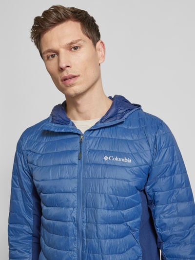 COLUMBIA Jacke mit Label-Print Modell 'Powder Pass Hybrid' Marine 3