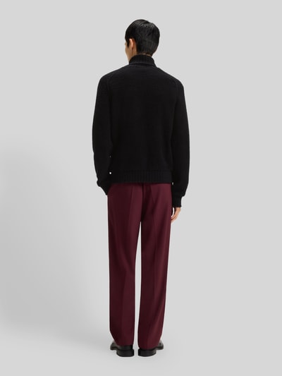 HUGO Regular Fit Rollkragenpullover aus Baumwoll-Mix Modell 'SAN RUDI' Black 5