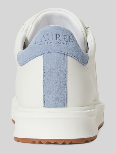 Lauren Ralph Lauren Sneaker aus echtem Leder mit Logo-Stitching Weiss 4