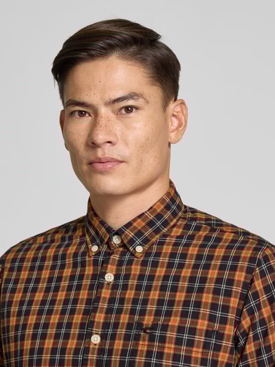 camel active Freizeithemd mit Knopfleiste Oliv 3