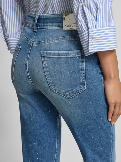 Marc Cain Skinny fit jeans in 5-pocketmodel Marineblauw - 3