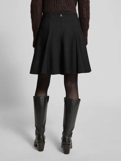 HUGO Minirok met viscose, model 'REJULI' Zwart - 5