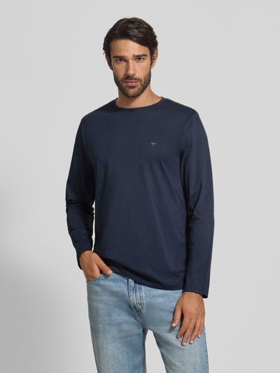 Fynch-Hatton Longsleeve mit Logo-Detail Marine 4