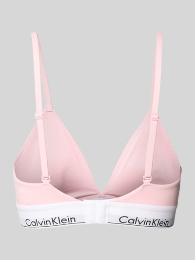 Calvin Klein Underwear Triangel-BH mit Label-Bund Hellrosa 3