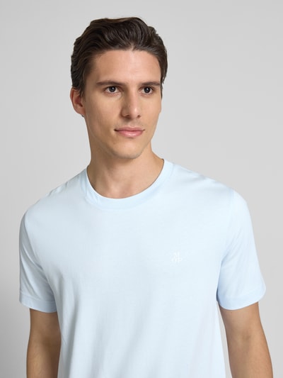Marc O'Polo Regular Fit T-Shirt aus reiner Baumwolle Bleu 3