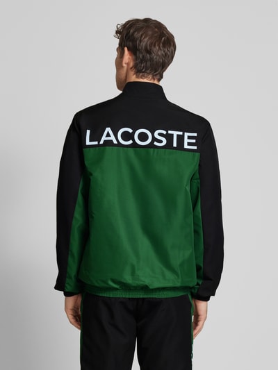 Lacoste Sweatanzug mit Label-Stitching Modell 'TAFFETA' Dunkelgruen 5