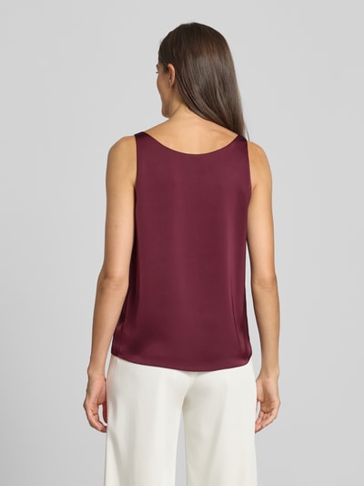V by Vera Mont Top met bandjes en V-hals. Bordeaux - 5
