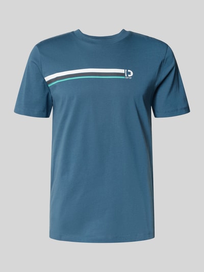Tom Tailor Denim Regular Fit T-Shirt aus reiner Baumwolle Blau 2