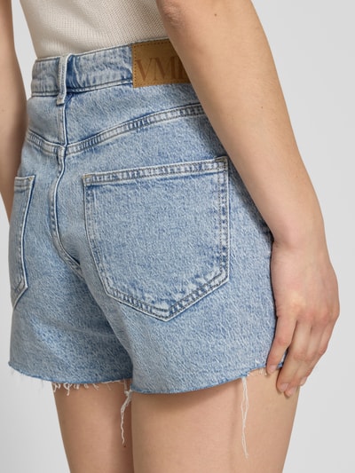 Vero Moda Regular fit korte jeans van katoenmix, model 'TESS' Jeansblauw - 3