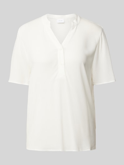 Vila Blouseshirt van viscose, model 'VIMOASHLY' Offwhite - 2