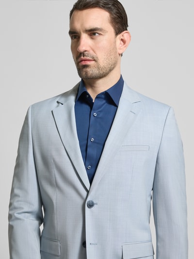 HUGO Marynarka garniturowa o kroju super slim fit z mieszanki żywej wełny model 'ARTI' Jasnoniebieski 3
