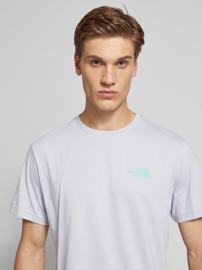 The North Face T-Shirt mit Label-Print Mittelgrau 3