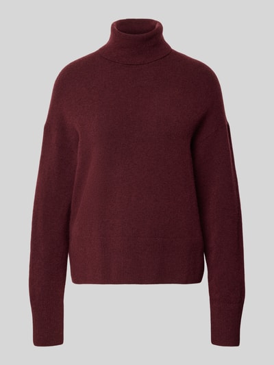 Marc O'Polo Denim Regular fit coltrui van scheerwolmix Bordeaux - 2