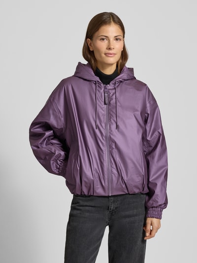 RAINS Jack met capuchon, model 'LOHJA' Paars - 4