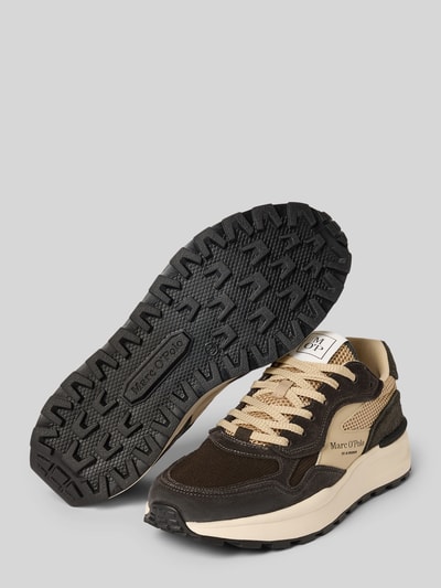 Marc O'Polo Sneakersy niskie z welurowej skóry bydlęcej Beżowy 4