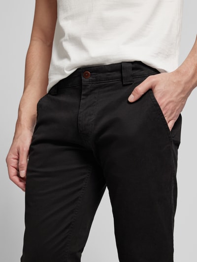 Tommy Jeans Regular Fit Chino mit Stretch-Anteil Modell 'SCANTON' Black 3