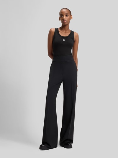 HUGO Slim Fit Top aus Baumwoll-Mix Modell 'DATAMIA' Black 1