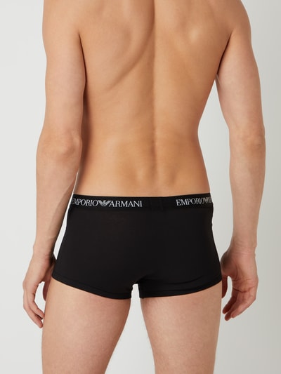 Emporio Armani Boxershort met logo in band in een set van 3 stuks Zwart - 4