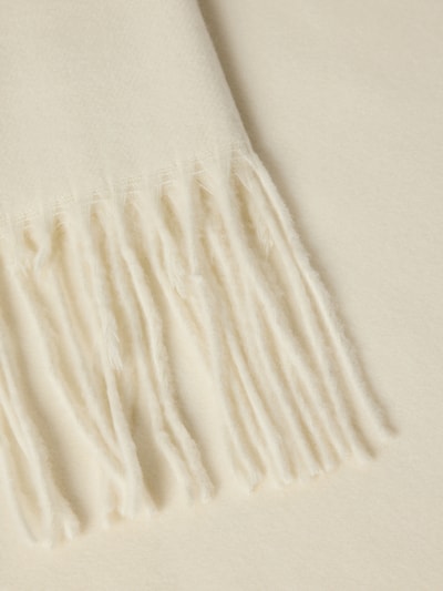 Fraas Schal mit Kordelabschlüssen Modell 'Cashmink' Offwhite 2