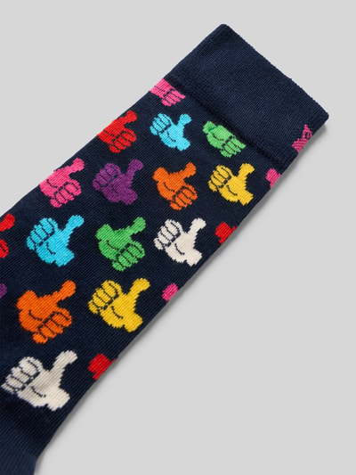 Happy Socks Socken mit Allover-Motiv-Print Marine 2