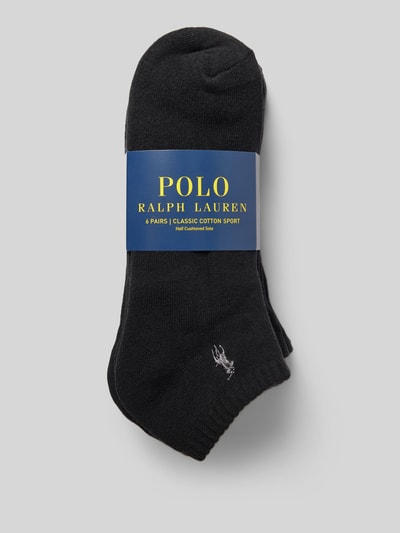 Polo Ralph Lauren Underwear Sneakersocken mit Label-Stitching im 6er-Pack Black 3