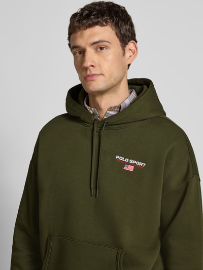 Polo Ralph Lauren Hoodie met labelstitching Olijfgroen - 3