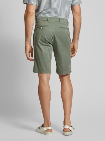 Brax Regular Fit Chino-Shorts mit Gesäßtaschen Modell 'BOZEN' Hellgruen 5