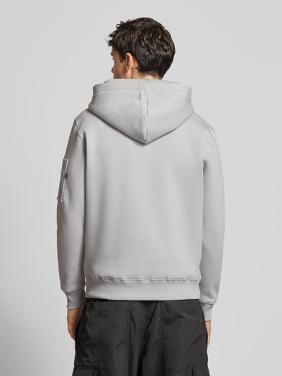 Alpha Industries Hoodie met labelprint Lichtgrijs - 5