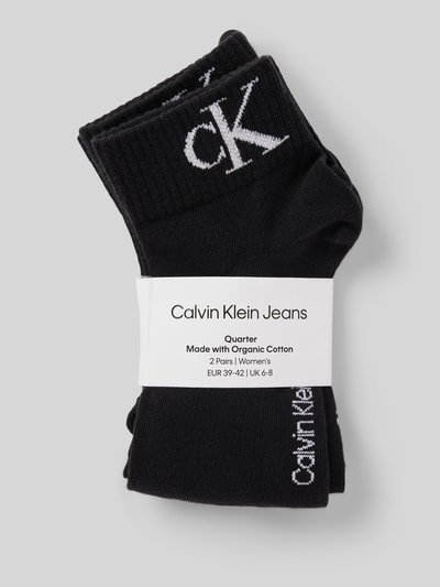 Calvin Klein Jeans Socken mit Label-Schriftzug im 2er-Pack Black 3