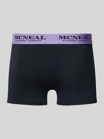 MCNEAL Boxershort met elastische band met logo in een set van 3 stuks Zwart - 3