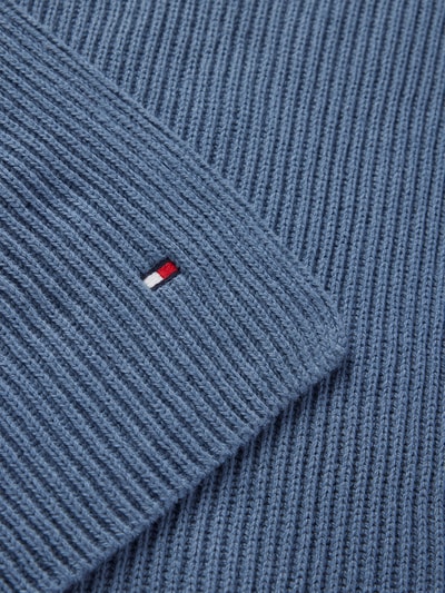 Tommy Hilfiger Sjaal met labelstitching Bleu - 2