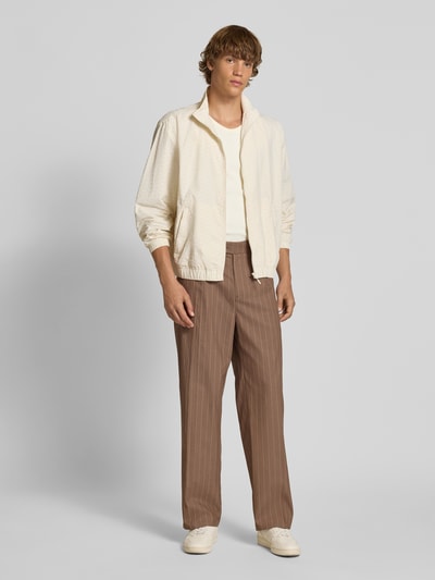 BLKVIS Trainingsjack met labelstitching Offwhite - 1