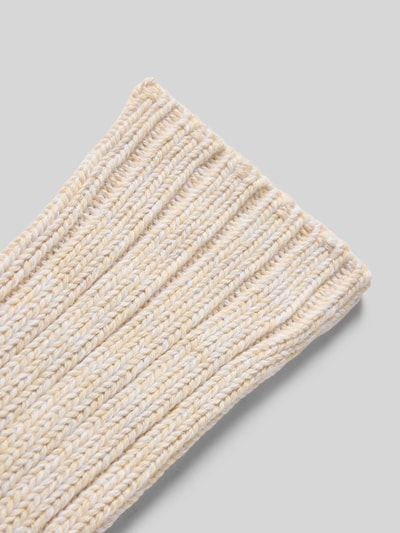 Falke Sokken met ribboord, model 'Brooklyn' Ecru - 2