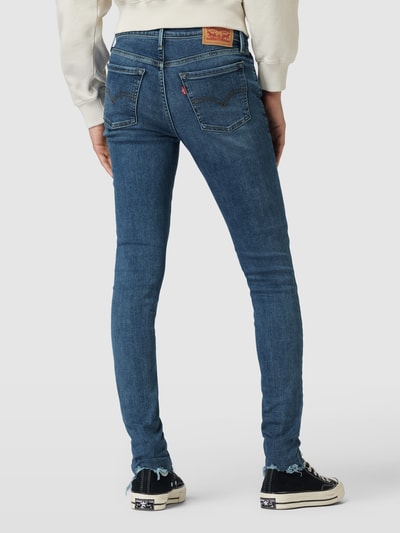 Levi's® Skinny fit jeans in used-look Jeansblauw - 5