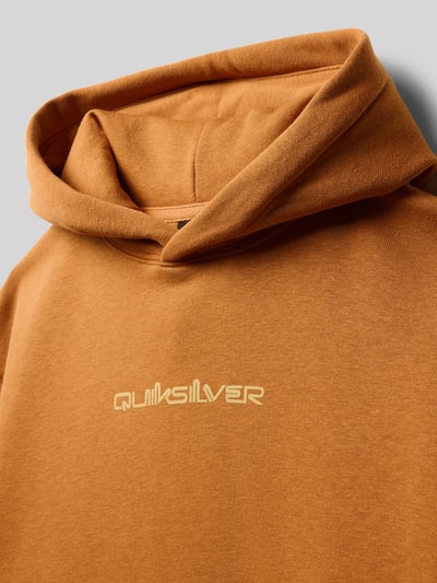 Quiksilver Oversized Hoodie mit Logo-Print Modell 'Salt Water' Senf 2