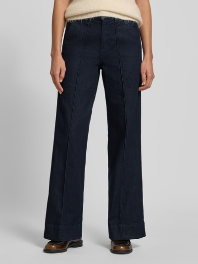 s.Oliver RED LABEL Wide Leg Jeans aus Baumwoll-Mix Modell 'SURI' Jeansblau 4