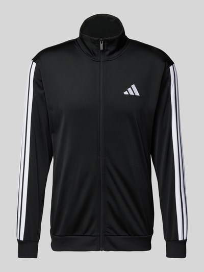 ADIDAS SPORTSWEAR Sweatjacke mit Logo-Stitching Black 1